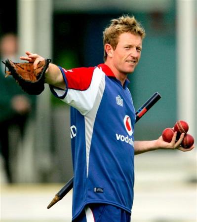 all rounder paul collingwood training