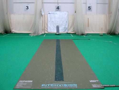 PitchVision in action at the Mumbai Cricket Association indoor school
